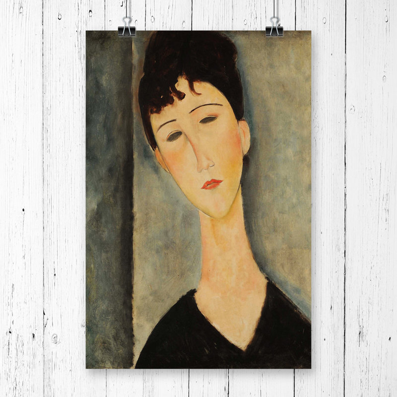 Amedeo Modigliani - No Frame Painting, 42cm H x 29.7cm W