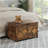 Storage Chest,Storage Bench,Retro Toy Box Organizer ,Entryway Storage Bench With 2 Hinges,Easy Assembly,Rustic Brown-1858322259
