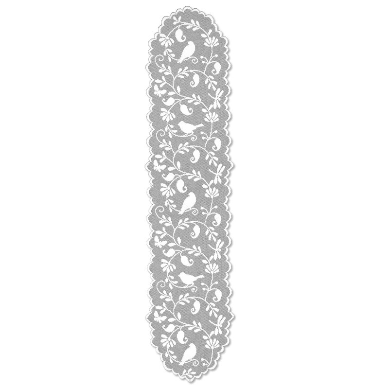 Chemin de table Chorleywood, L 36 po x l 14 po, Blanc