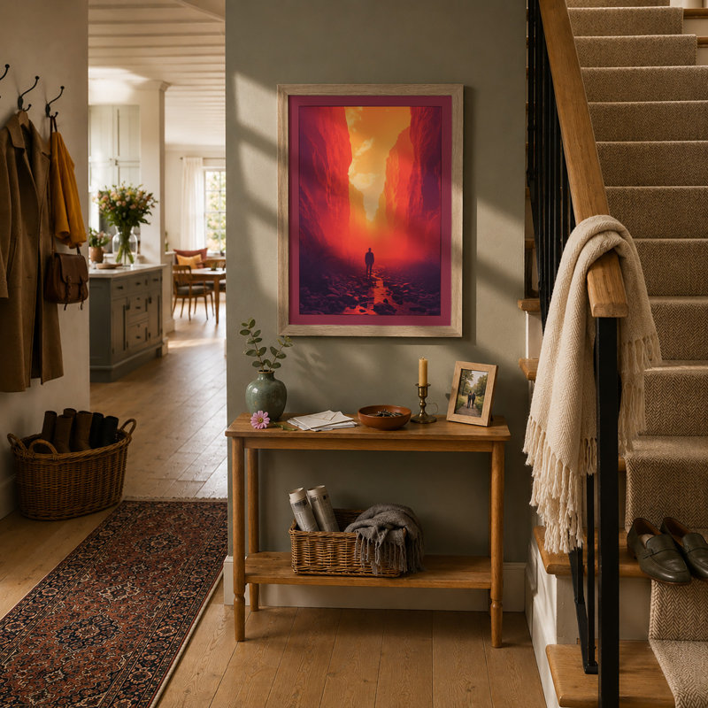 Light Beyond Modern - Print, Oak, A3 - 42.0 x 29.7 cm