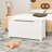 Kids Wooden Toy Box Storage with Safety Hinged Lid Kid Storage Box Entryway Cabinet-97825934