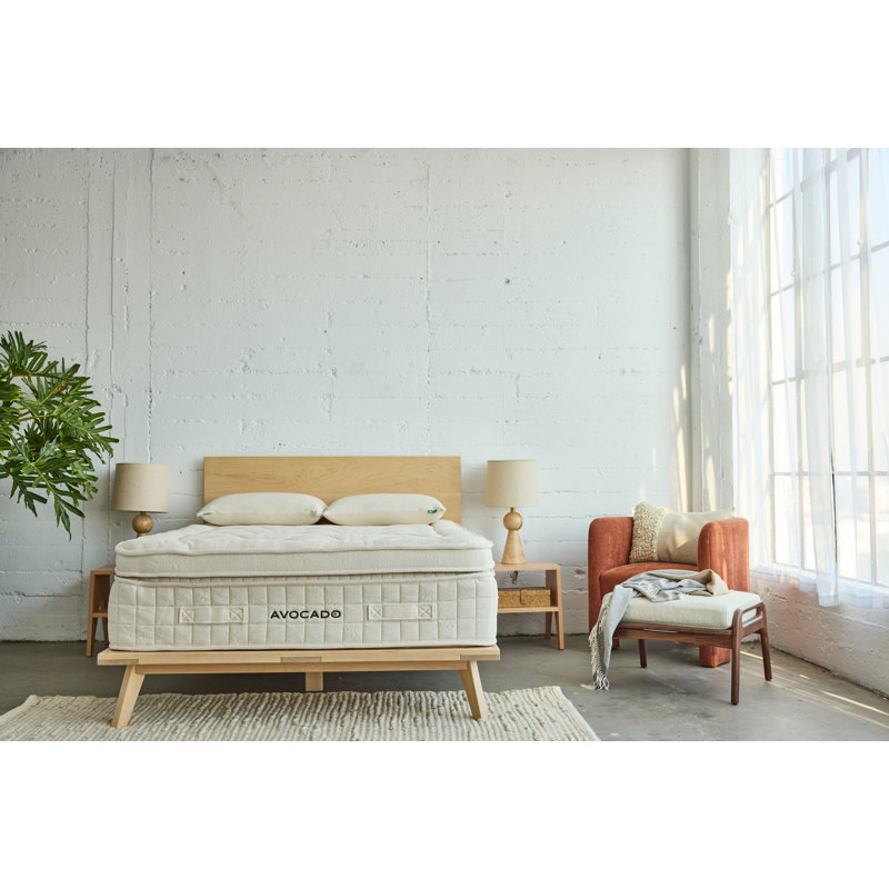Matelas luxueux biologique, 15.5", Grand lit