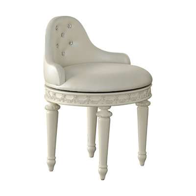 Solid + Manufactured Wood Accent Stool