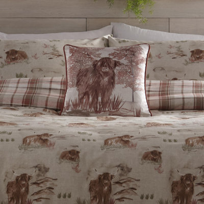 Hanson Highland Cow Square Cushion