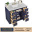Meuble-lavabo simple 48 po avec tiroir, tablette, prise de courant et plateau en marbre d'ingénierie-2137449787-2137449798