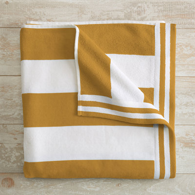 100% Cotton Cabana Stripe Oversized Beach Towels