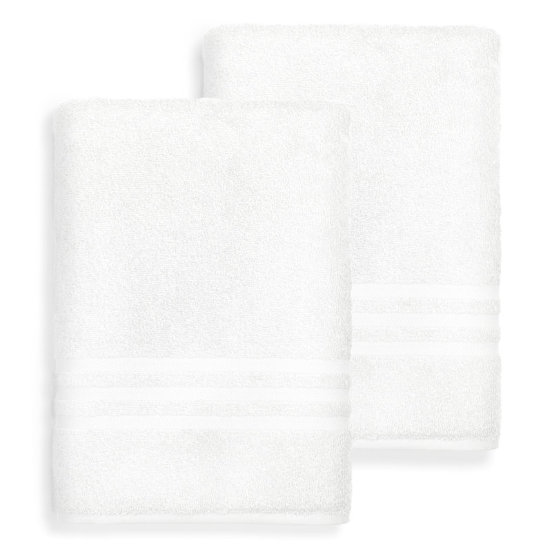 Drap de bain 2 pièces Denzi, blanc
