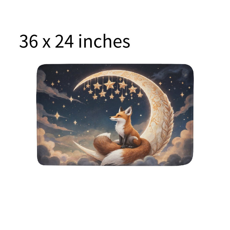 Tapis pour salle de bain Moon Fox