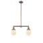 Luminaire suspendu pour îlot de cuisine 2 lumières Clementina-32985898-32985894-32985897