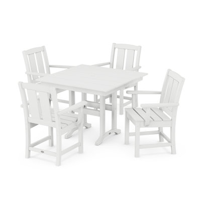 Mission 5-Piece Farmhouse Dining Set