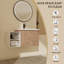 Meuble-lavabo simple avec plateau 35,63 po Duryea-1032470082