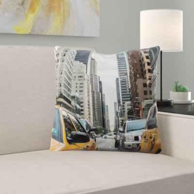 Microsuede Throw Pillow