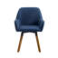 Chaises de salle à manger pivotantes en lin l 22,83 po Rayshawn-44368899
