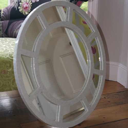 Flat Mirror, 80cm H, White