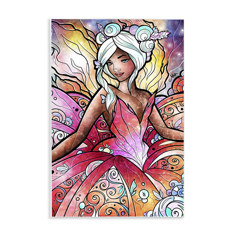 Plaque murale pastel nouveau fée, design par Mandie Manzano, H 15 po x l 10 po