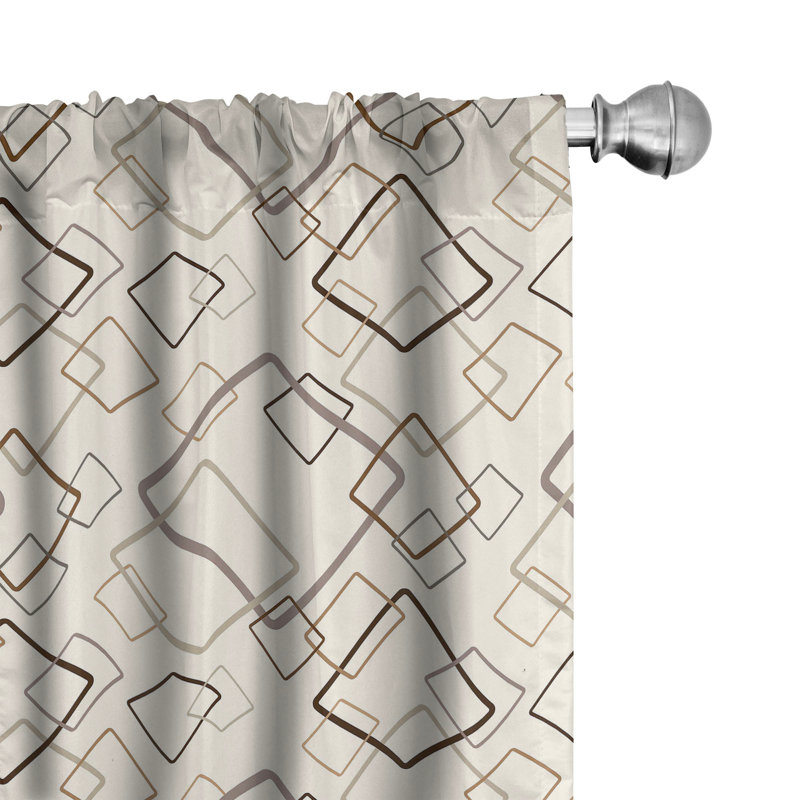 Devlyn Semi Sheer Curtain Pair