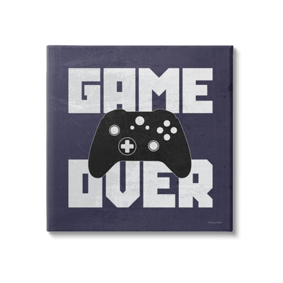 «Game over Blue», expression graphique sur bois