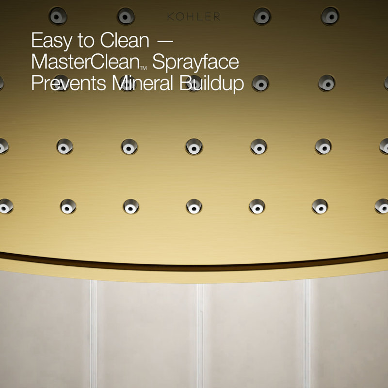 Riff Surface Mount Kit Shower, Vibrant Brushed Moderne Brass