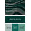 Art mural horizontal rayé gris émeraude en métal vert clair-1890438228