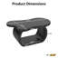Table basse 39,3 "en forme de nuage - Design moderne irrégulier avec pieds incurvés-1123658415