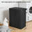 Large Capacity Double Laundry Hamper With Lid, 2 Removable Laundry Bags & Collapsible Design - 2 Compartment Dirty Clothes Basket With Handles For Laundry Sorting