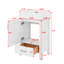 Meuble-lavabo simple 20,28 po avec lavabo en céramique-413874495