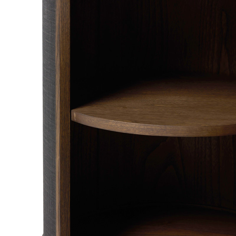 Bertie End Table-Black Linen
