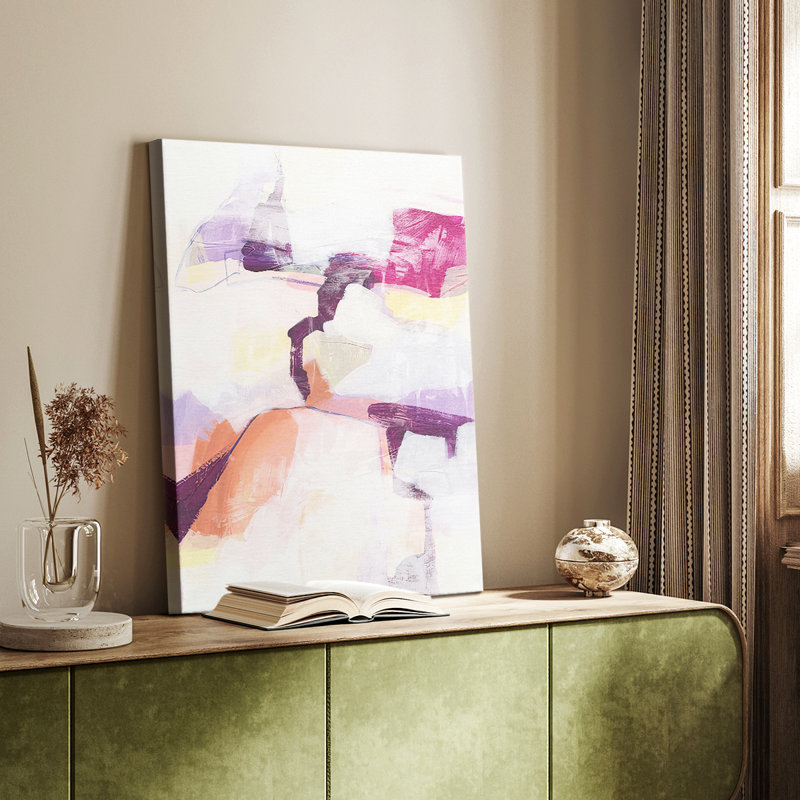 Polaire magenta III - galerie Cavas sur mesure, H 12 po x l 8 po