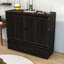 Lit escamotable 1 tiroir en bois avec ports USB-830853149-830853151