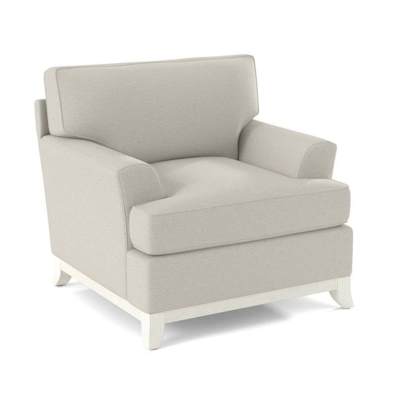 Oaks Way Armchair, Frost White, White Performance Fabric; 0851-94