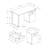 Computer Desk, Home Office, Laptop, Left, Right Set-up, Storage Drawers, 48"L, Work, Metal-282051178
