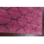 Tapis unique en laine noué à la main de 5 pi 7 po x 8 pi 8 po mauve / rose / gris anthracite