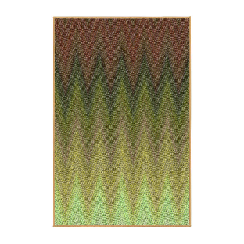 Tapis vert/brun à motifs Efstathios, Rectangle 8 pi x 10 pi