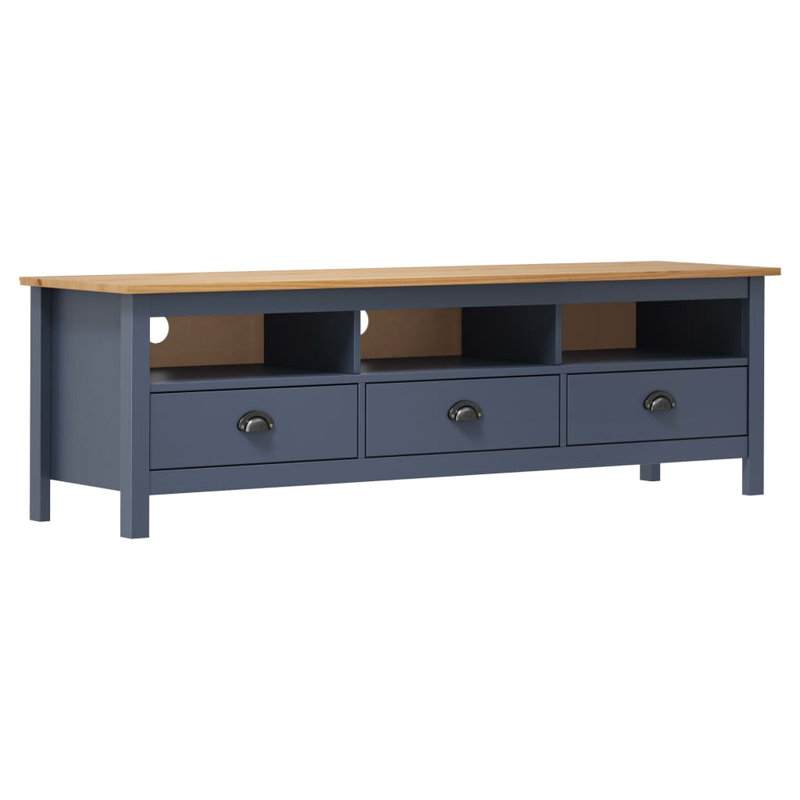 Mickens Unfinished TV Stand for TVs up to 60", Brown/Grey