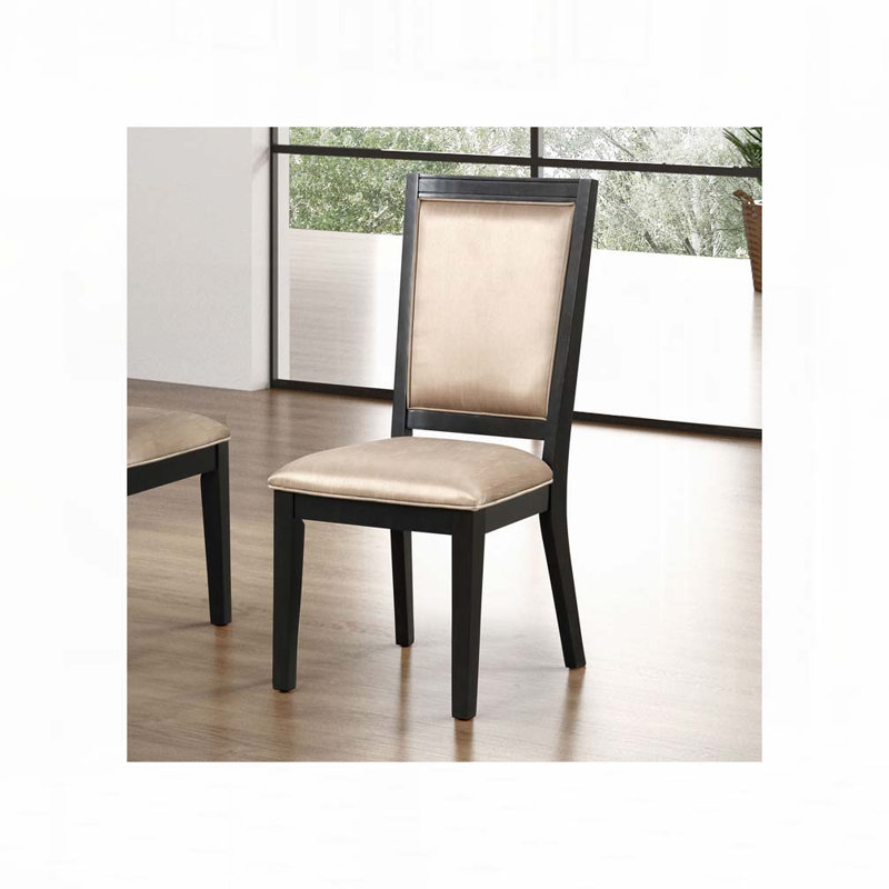 Wood Frame Upholstered Side Dining Chair