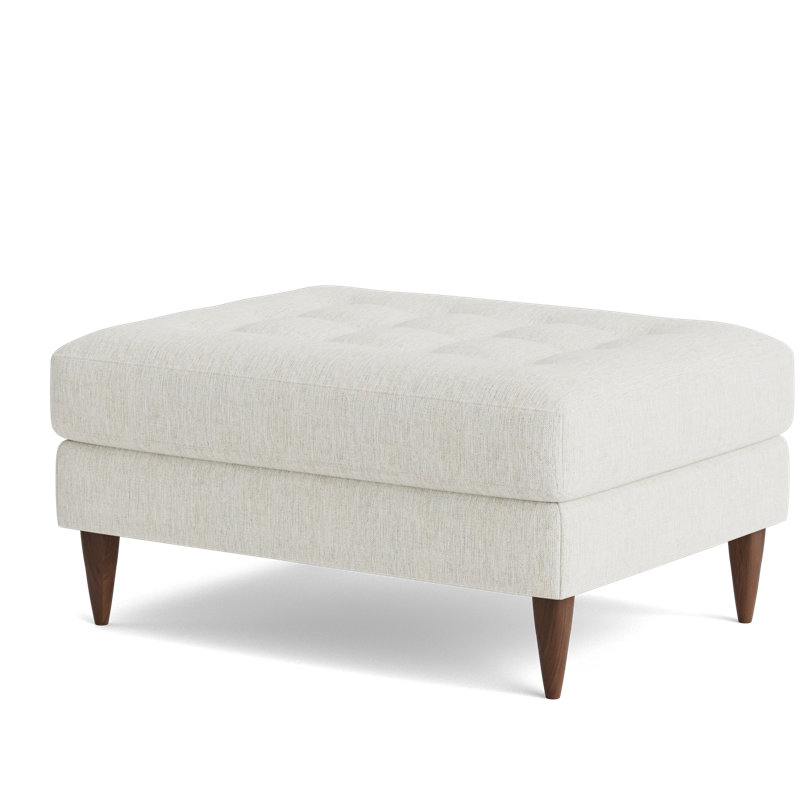 MCM Ottoman, Performance Weave - Snow