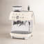 Retro style semi-automatic espresso coffee machine with grinder for the 50s from SMEG-75773412