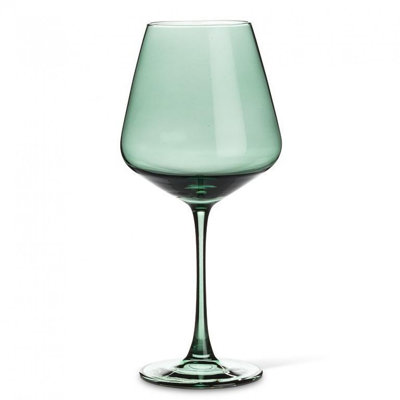 Verre à vin à pied rouge