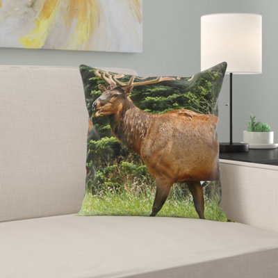 Elk Throw Pillow