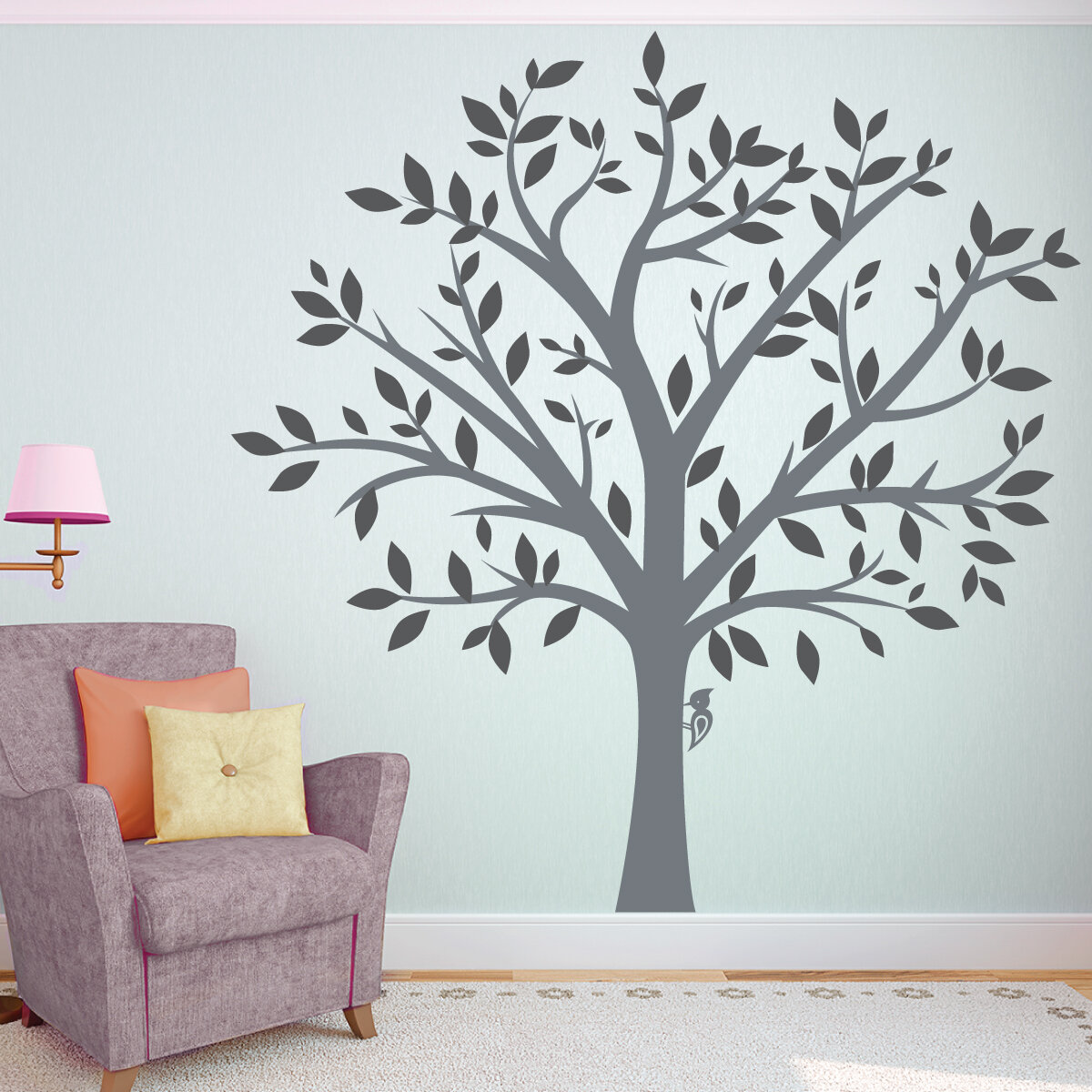 Zoomie Kids Large Family Tree Wall Decal & Reviews | Wayfair