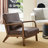 Jabarius Faux Leather Armchair-224800028