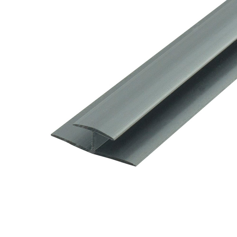 Moulure de séparation 1/4 po en PVC rigide | Pro Pack Plus, Argent argent