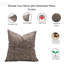 FABRITUAL Block Print Pure Linen  Throw Pillow Covers, Handmade  (Pishta, Sage Green)-97419097