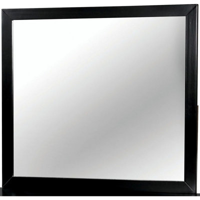 Bary Wood Flat Wall Mirror