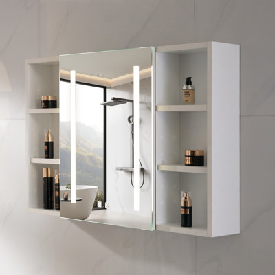 Armoire de salle de bain avec miroir