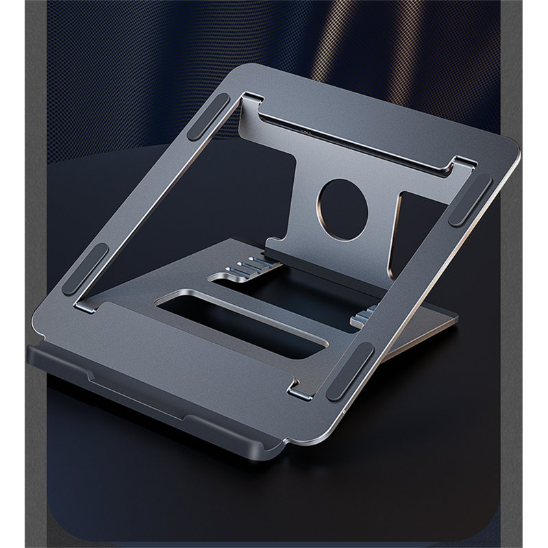 Porte-bloc-notes en métal Mechel, Gris