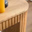 Console moderne 59,05 po avec tiroir pour le hall d'entrée avec un design à rayures verticales unique pour le vestibule du vestibule, NATURE-1222755784