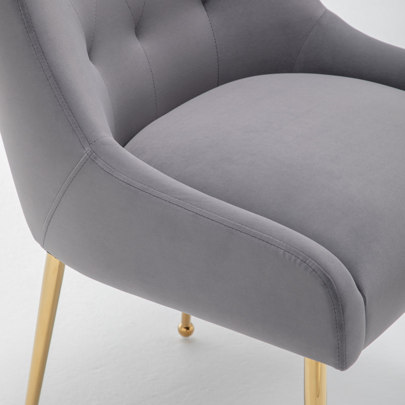 Chaise d'appoint Mayreli, Gris