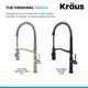 Sellette Pull Down Single Handle Kitchen Faucet