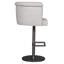 Vesper Swivel Upholstered Stool with Metal Frame-1867692939